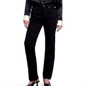 Madewell High Rise Jet Black Jeans